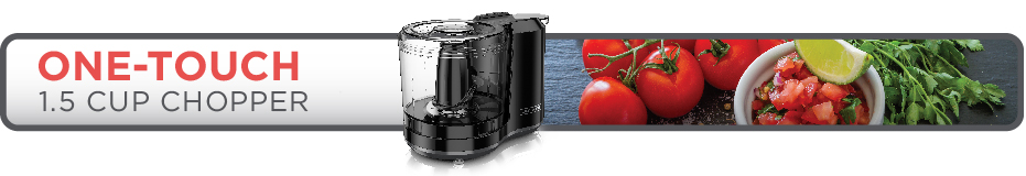 Black + Decker Food Prep Chopper HC150B Header